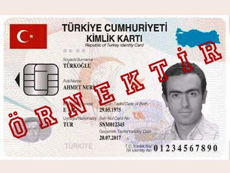 Nuevo documento de identidad turco